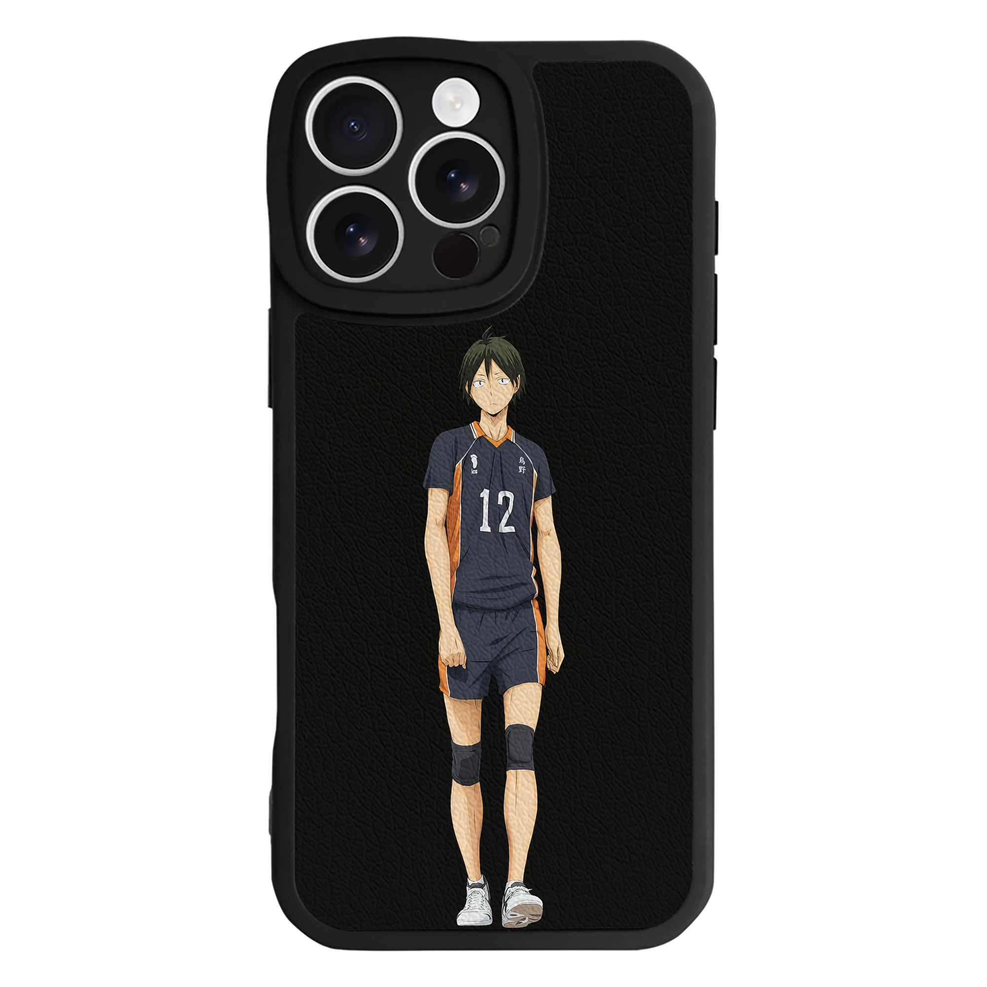 （画像用） ハイキュー!! Haikyu!! 【iPhone 16シリーズ対応】シリコンスマホケース（レザー調） 材質：シリコン